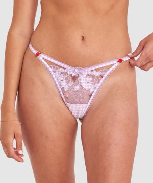 Enchanted Frolic In The Fields G String - Light Purple/Multicolour