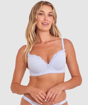 Freya Push Up Wirefree Short - Pale Blue