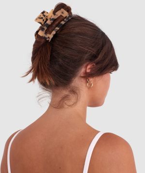 Acrylic Hair Clip - Print