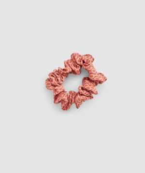 Matilda Scrunchie - Rust Geometric