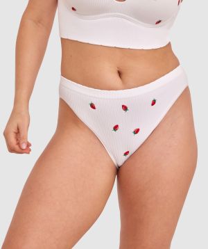 Berry Delight Bikini Knicker - Ivory