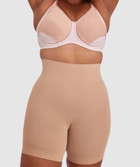 Smooth Microfibre Thigh Shaper - Nude