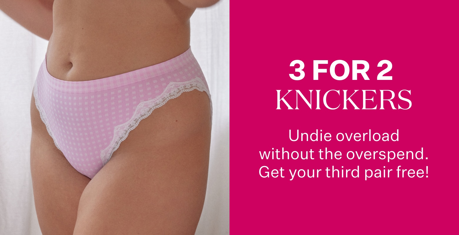 Two's company, three's a steal. Upgrade your undies without downgrading your wallet.