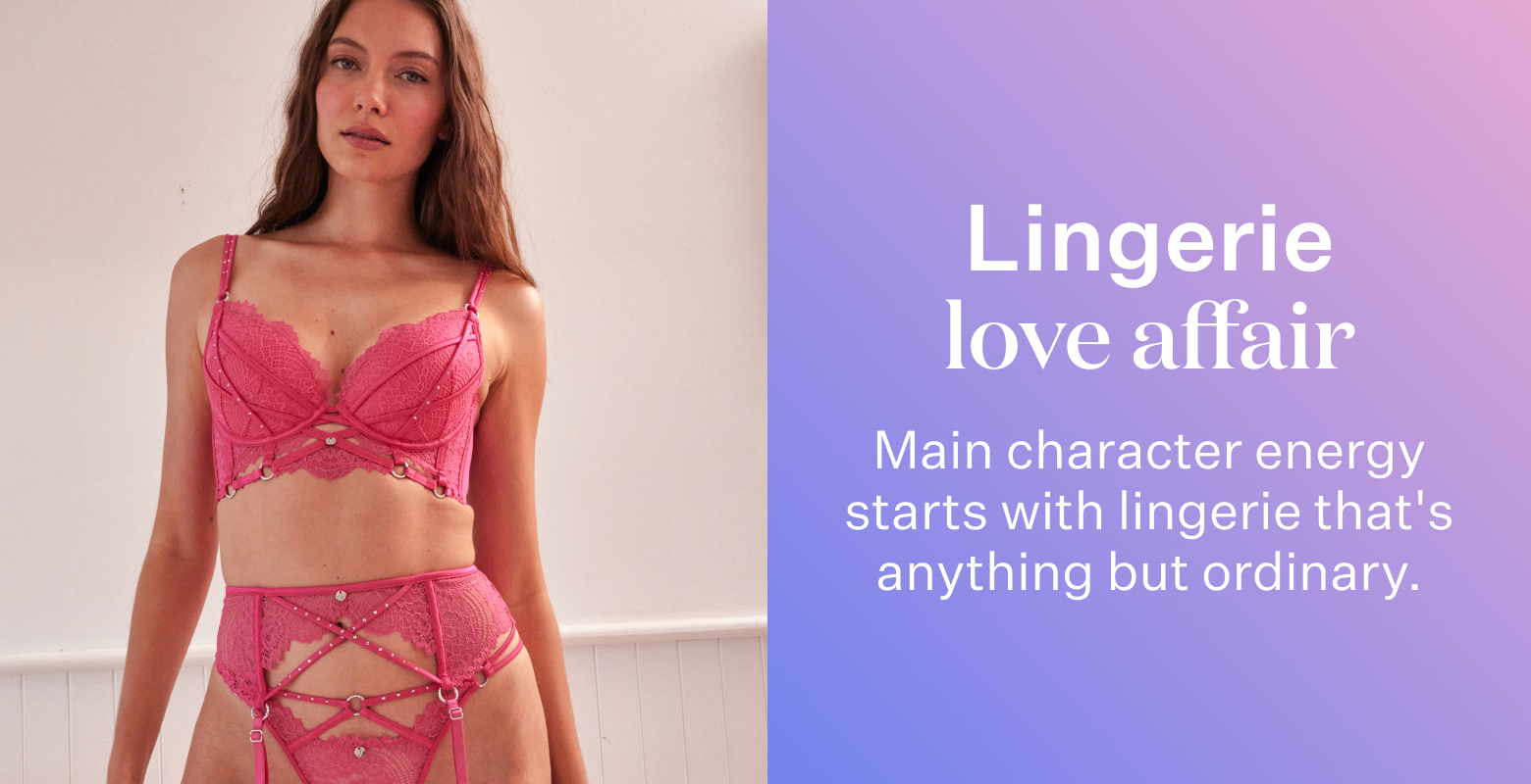 Lingerie Love Affair. Main character energy starts with lingerie that's anything but ordinary.